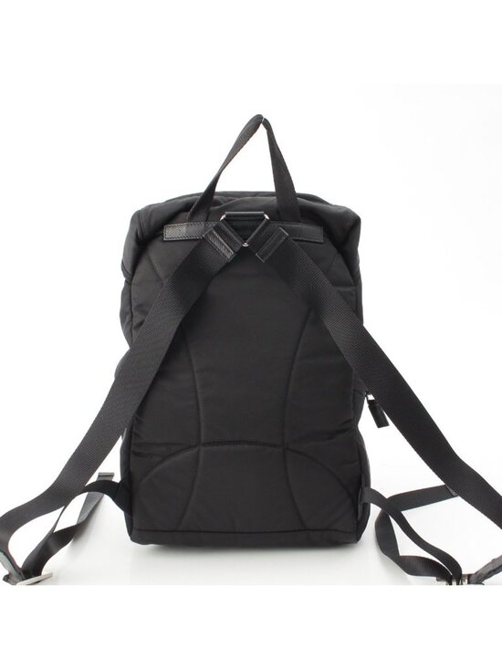 Prada Tessuto Nylon Logo Backpack Black main image 8